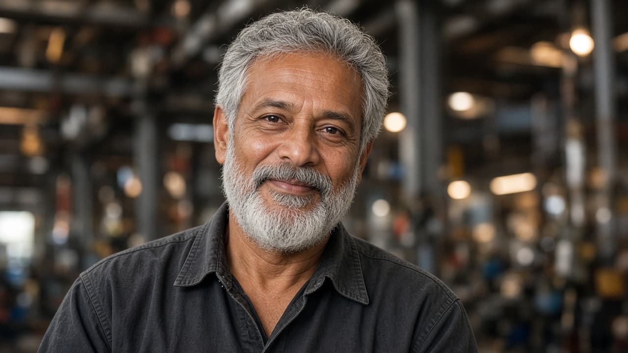Portrait of Tariq Hussain, Chairman of Truma Sports
